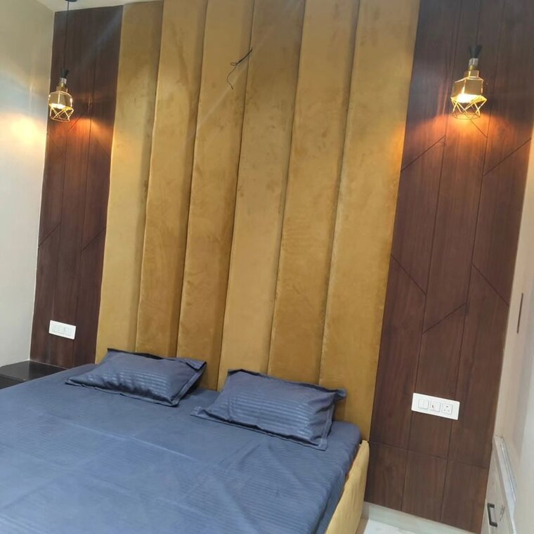 Bedroom, maya-green-lotus-saksham 3 Bedroom 1600 Sq.Ft. Apartment In International Airport Road Zirakpur 10515422