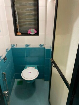 Bathroom in 1 BHK Apartment at Shri Vijay Vihar CHS, Powai – for Rent