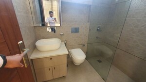 Bathroom in 3 BHK Builder Floor at Palam Vihar Residents Association, Palam Vihar – for Rent