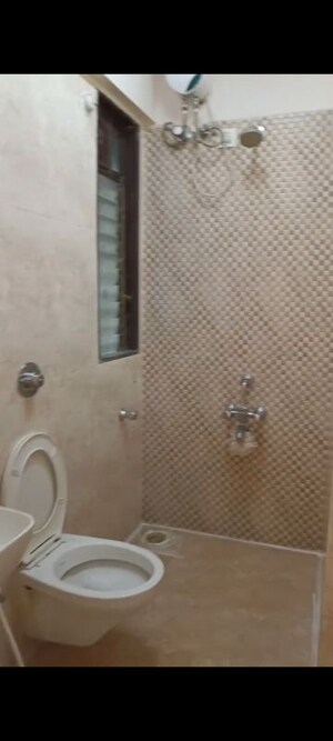Bathroom in 2 BHK Apartment at Asmita Sand Dunes, Malad West – for Rent