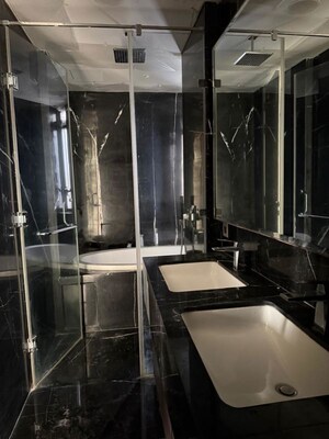 Kitchen in 3 BHK Apartment at Lodha Trump Tower, Worli – for Rent