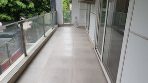 Balcony in 4 BHK Builder Floor at Palam Vihar Residents Association, Palam Vihar – for Rent