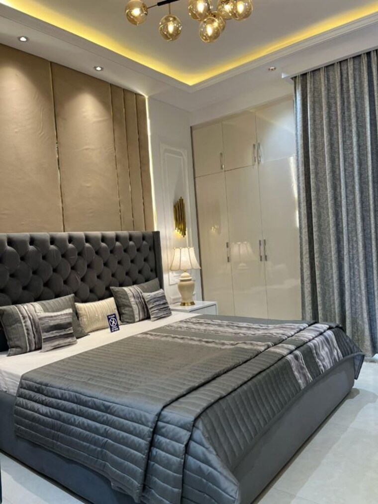 Bedroom, pinnacle-aeren-homes 3 Bedroom 1600 Sq.Ft. Apartment In Pir Machalla Zirakpur 10515704