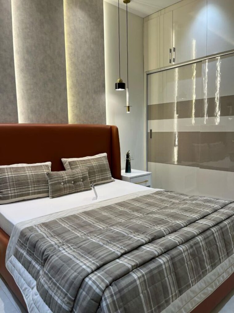 Bedroom, pinnacle-aeren-homes 3 Bedroom 1600 Sq.Ft. Apartment In Pir Machalla Zirakpur 10515704