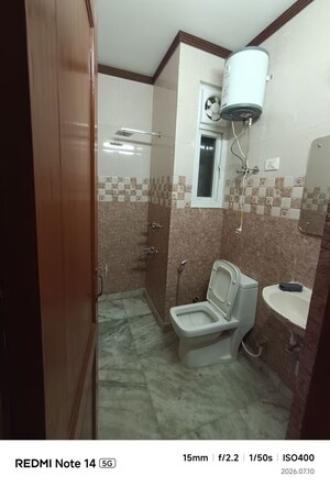 Bathroom in 3 BHK Builder Floor at Chittaranjan Park – for Rent