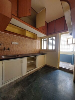 Kitchen in 3 BHK Apartment at Srinivasam Residency, Btm Layout – for Rent