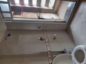 Bathroom in 2 BHK Apartment at Interface Building, Malad West – for Rent