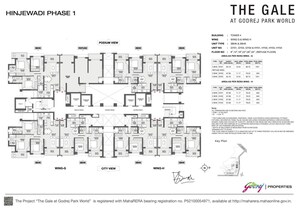 Floor Plan in 2 BHK Apartment at Hinjewadi – for Sale