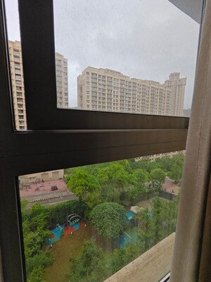 Balcony in 1 BHK Apartment at Hiranandani Regent Hill, Powai – for Rent