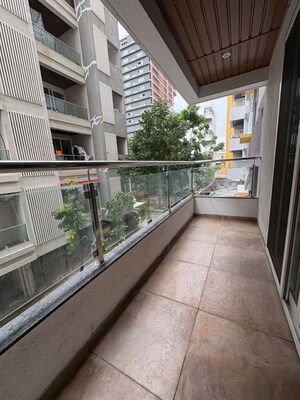 Balcony in 3 BHK Apartment at Northcape Venicia, Baner – for Rent