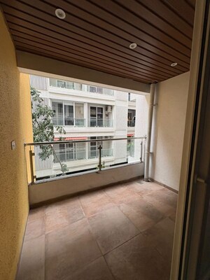 Balcony in 3 BHK Apartment at Northcape Venicia, Baner – for Rent