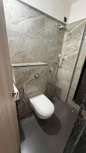 Bathroom in 2 BHK Apartment at Paradigm Antalya, Oshiwara – for Rent