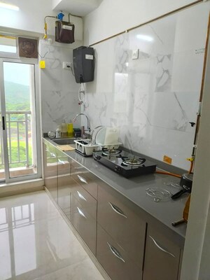 Kitchen in 2 BHK Apartment at Vihang Hills, Ghodbunder Road – for Rent