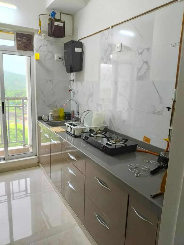 Kitchen, vihang-hills 2 Bedroom 700 Sq.Ft. Apartment In Ghodbunder Road Thane 10515820