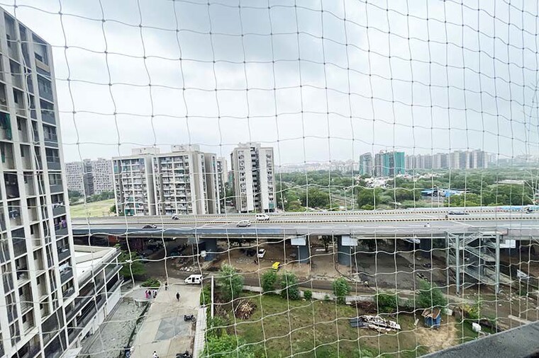 Balcony, gota 2 Bedroom 845 Sq.Ft. Apartment In Gota Ahmedabad 10515837