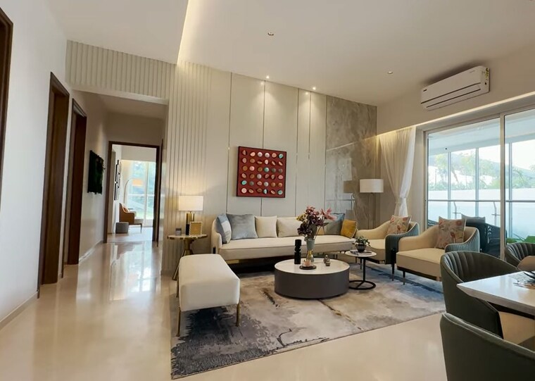 Living Room, godrej-tropical-isle 3 Bedroom 2500 Sq.Ft. Apartment In Sector 146 Noida 10515908