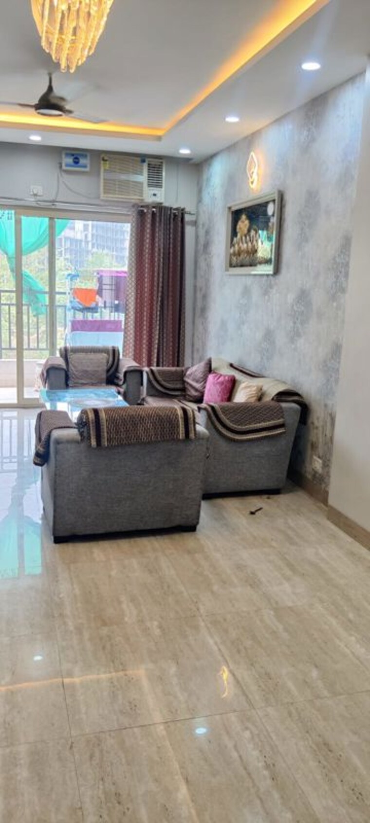 Living Room, puri-aman-vilas 3 Bedroom 1432 Sq.Ft. Builder Floor In Sector 89 Faridabad 10515909