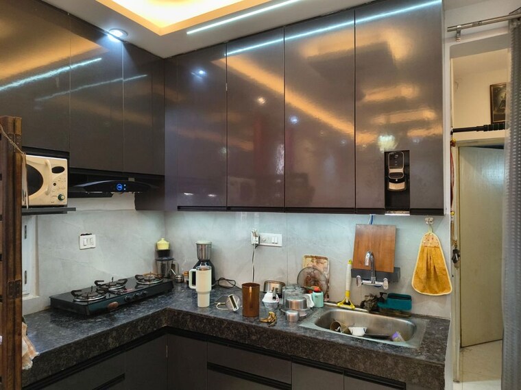 Kitchen, adore-happy-homes 2 Bedroom 600 Sq.Ft. Apartment In Sector 86 Faridabad 10515926