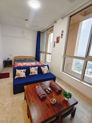 Bedroom in 1 RK Apartment at Hiranandani Estate Solitaire C, Ghodbunder Road – for Rent