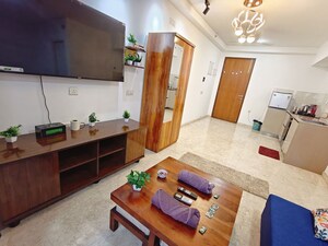 Living Room in 1 RK Apartment at Hiranandani Estate Solitaire C, Ghodbunder Road – for Rent