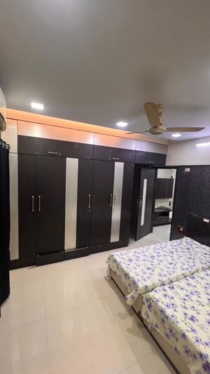 Bedroom in 3 BHK Apartment at Kamana CHS, Prabhadevi – for Rent