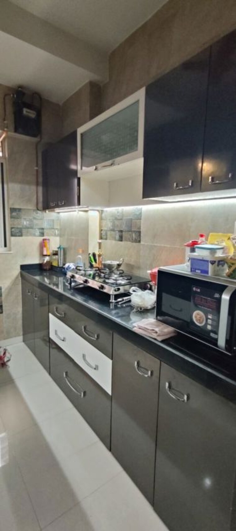 Kitchen, lodha-amara 1 Bedroom 850 Sq.Ft. Apartment In Kolshet Road Thane 10515979