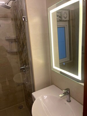 Bathroom in 3 BHK Apartment at Om Sree Heights, Yapral – for Rent