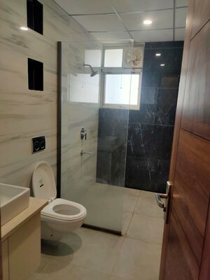 Bathroom in 3 BHK Apartment at High Ground – for Rent