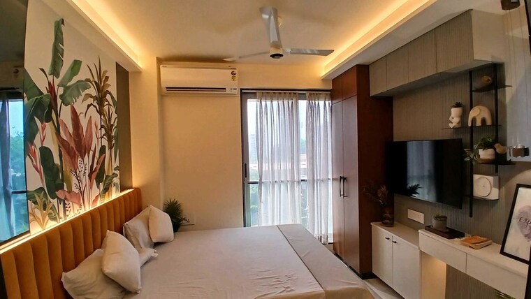 Bedroom, hubtown-celeste 2 Bedroom 690 Sq.Ft. Apartment In Worli Mumbai 10516116