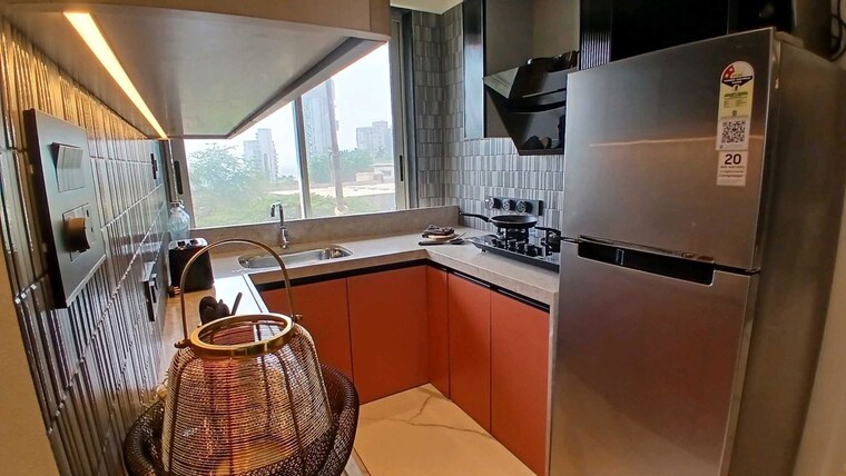Kitchen, hubtown-celeste 2 Bedroom 690 Sq.Ft. Apartment In Worli Mumbai 10516116