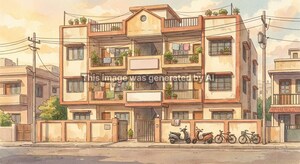  Apartment – Exterior View View at Sambhaji Nagar - for Sale
