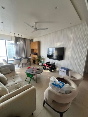 Living Room in 3 BHK Apartment at Lodha The Park, Worli – for Sale