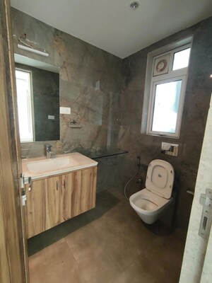 Bathroom in 3 BHK Apartment at Enpar Lotus 101 Worli Residences, Lower Parel – for Rent