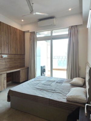 Bedroom in 3 BHK Apartment at Enpar Lotus 101 Worli Residences, Lower Parel – for Rent