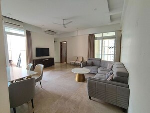 Living Room in 3 BHK Apartment at Enpar Lotus 101 Worli Residences, Lower Parel – for Rent
