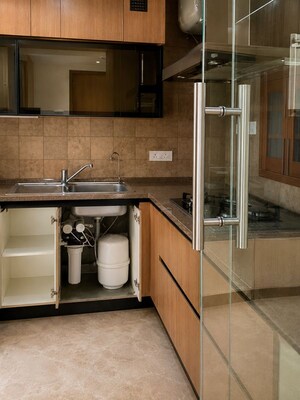 Kitchen in 3 BHK Builder Floor at Anand Niketan – for Rent