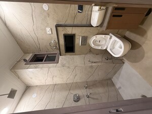 Bathroom in 2 BHK Builder Floor at Vipin Garden – for Rent