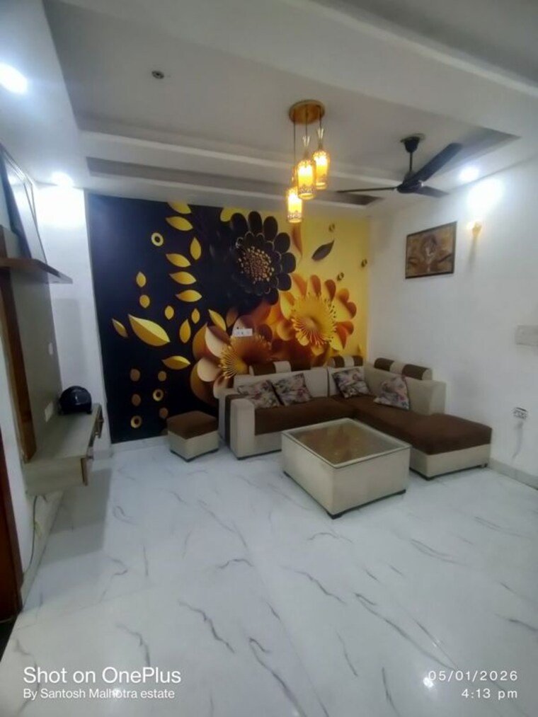 Living Room, dwarka mor 2 Bedroom 60 Sq.Yd. Builder Floor In Dwarka Mor Delhi 10516473