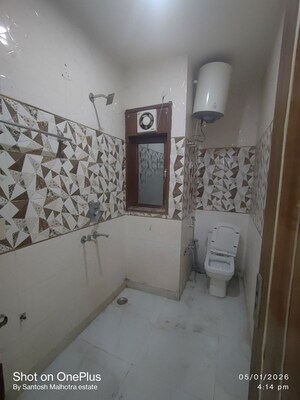 Bathroom in 2 BHK Builder Floor at Dwarka Mor – for Rent