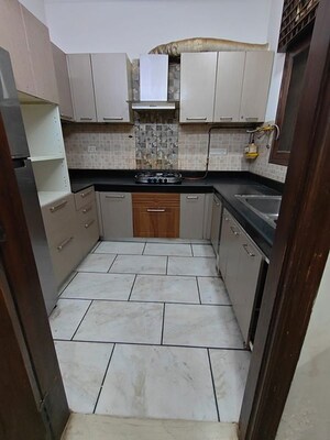 Kitchen in 3 BHK Builder Floor at Greater Kailash I – for Sale