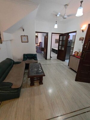 Living Room in 3 BHK Builder Floor at Greater Kailash I – for Sale
