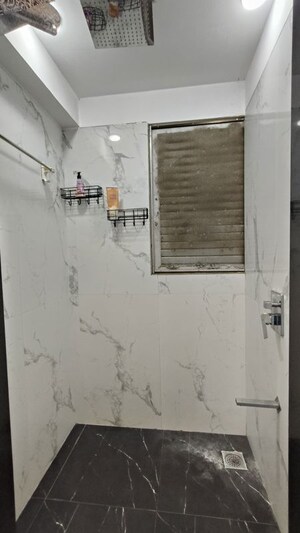 Bathroom in 3 BHK Apartment at Adani Ten BKC, Bandra East – for Rent