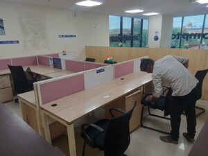 Team Area in  Office Space at Levana Cyber Heights, Vibhuti Khand – for Rent