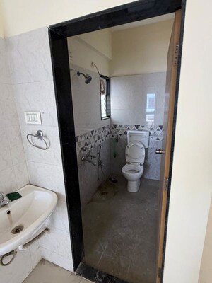 Bathroom in 1 BHK Apartment at SS Rutuparna, Moshi – for Rent