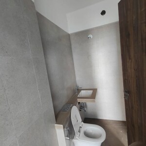 Bathroom in 2 BHK Apartment at Prescon Midtown Bay, Mahim West – for Rent