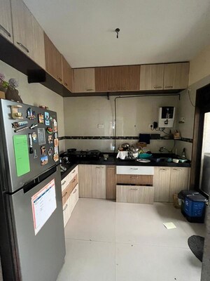 Kitchen in 2 BHK Apartment at Shree Balaji Satyam Towers, Kopar Khairane – for Rent