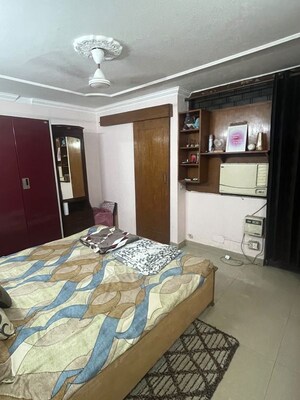 Bedroom in 2 BHK Builder Floor at Lajpat Nagar I – for Rent