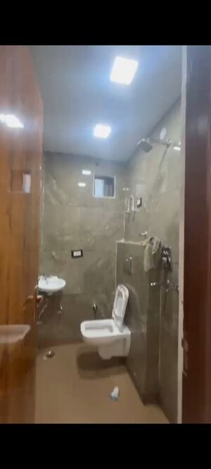 Bathroom in 1 BHK Builder Floor at Dwarka Mor – for Rent