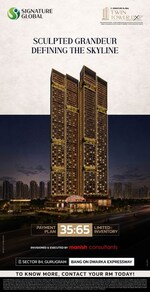 2 BHK + Prayer Room 1099 Sq.Ft. Apartment in Hero Homes Gurgaon