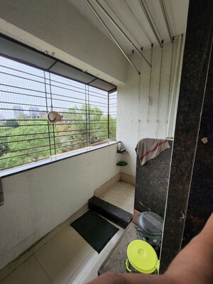 Balcony in 3 BHK Apartment at Venkatesh Flora Phase II, Mundhwa – for Rent
